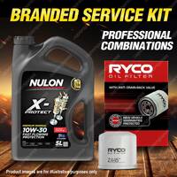 Ryco Oil Filter Nulon 5L PRO10W30 Engine Oil Kit for Nissan Dualis Qashqai Tiida