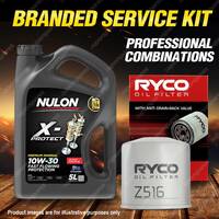 Ryco Oil Filter 5L PRO10W30 Engine Oil Service Kit for Mazda Mpv LW V6 3L 02-03