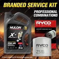 Ryco Oil Filter 5L PRO15W40 Engine Oil Service Kit for Mazda Mpv LW V6 99-02