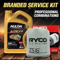 Ryco Oil Filter 5L APX5W30A5 Engine Oil Kit for Ford Cougar SW SX V6 Mondeo