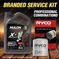 Ryco Oil Filter 5L PRO20W50 Engine Oil Service Kit for Peugeot 205 306 N5 N3 405