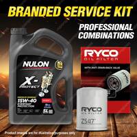 Ryco Oil Filter 5L PRO15W40 Engine Oil for Honda Accord Legend Odyssey Prelude