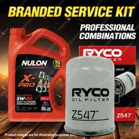 Ryco Oil Filter 5L XPR5W30 Engine Oil Service Kit for Honda Accord Civic Jazz V6