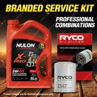Ryco Oil Filter 5L XPR5W30 Engine Oil Service Kit for Honda Accord Civic Jazz V6
