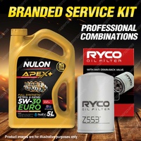 Ryco Oil Filter Nulon 5L APX5W30C3 Engine Oil Kit for Audi A3 A4 S3 TT