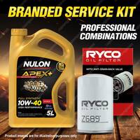 Ryco Oil Filter 5L APX10W40 Engine Oil Service Kit for Rover 75 V6 2.5L 01-05