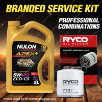 Ryco Oil Filter 5L APX5W20C5 Engine Oil Service Kit for Ford Kuga TF 4cyl