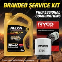 Ryco Oil Filter 5L APX5W40 Engine Oil Service Kit for Volkswagen Polo 6R 77 TSI