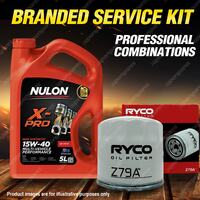 Ryco Oil Filter 5L XPR15W40 Engine Oil Service Kit for Mazda 1300 323 Mx-5