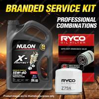 Ryco Oil Filter 5L PRO15W40 Engine Oil Service for Kia Cerato Optima