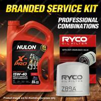 Ryco Oil Filter Nulon 5L XPR15W40 Engine Oil for Volkswagen Golf Passat