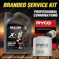 Ryco Oil Filter 5L PRO15W40 Engine Oil Service Kit for Saab 900 99 4cyl
