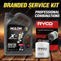 Ryco Oil Filter 5L PRO10W30 Engine Oil Service Kit for Holden Barina Spark MJ