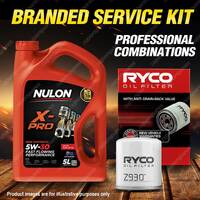 Ryco Oil Filter 5L XPR5W30 Engine Oil Service Kit for Holden Barina Spark MJ
