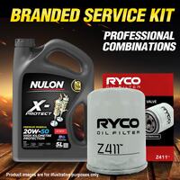 Ryco Oil Filter 5L PRO20W50 Engine Oil Service Kit for Proton Persona Satria