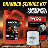 Ryco Oil Filter 5L XPR15W50 Engine Oil Service Kit for Saab 9-3 2.3i 2.0T 2.0i