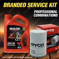 Ryco Oil Filter 5L XPR15W40 Engine Oil Kit for Ford Cortina Fairlane Fairmont