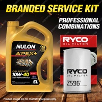 Ryco Oil Filter 5L APX10W40 Eng. Oil Service Kit for Volkswagen Golf 1H Polo 6N