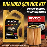 Ryco Oil Filter 5L APX10W40 Engine Oil Service Kit for BMW 528i E39 2.8L Petrol