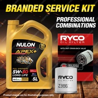 Ryco Oil Filter 5L APX5W30D1 Service Kit for Toyota Yaris NCP 90 91 93 130 131