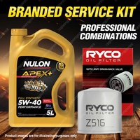 Ryco Oil Filter 5L APX5W40 Eng Oil Service Kit for GREAT WALL V200 X200 2.0L CRD