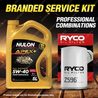 Ryco Oil Filter 5L APX5W40 Eng. Oil Service Kit for Volkswagen Golf 1J GTi 4Cyl