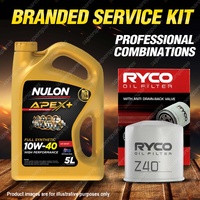 Ryco Oil Filter 5L APX10W40 Eng Oil Service Kit for Holden Suburban 1500 5.7L V8