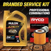 Ryco Oil Filter 5L APX5W30A5 Oil Service Kit for Ford Ranger PX 2.2 3.2L TDCi
