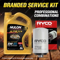 Ryco Oil Filter 5L APX5W30A5 Oil Service Kit for HAVAL H8 H9 Turbo Petrol 2.0