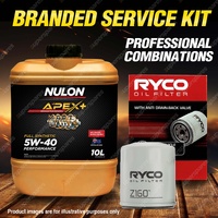 Ryco Oil Filter 10L APX5W40 Oil Service Kit for Holden Adventra Berlina VY VZ