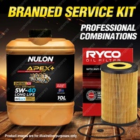 Ryco Oil Filter 10L APX5W40D2 Oil Service Kit for Hyundai HD 45 65 75 3.9L CRD