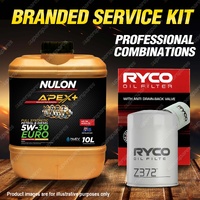 Ryco Oil Filter 10L APXD5W30C3 Oil Service Kit for Mitsubishi Triton ML 3.2LTD