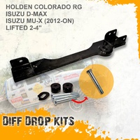 2" 3" 4" lift Kit Diff Drop kit Direct Bolt in for Isuzu D Max 2012-2020