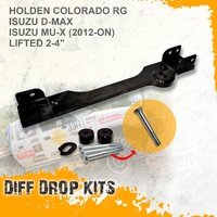 2" 3" 4" lift Kit Diff Drop kit Direct Bolt in for Isuzu D-Max TFS MU-X 12-21
