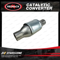Redback Petrol Round Ceramic Catalytic Converter - Euro II 2-1/4" CPSI 400