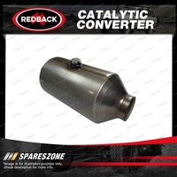 Redback Enviro Catalytic Converter - Euro 6 2" Inlet 5" Round Centre O2 Sensor