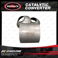 Redback Enviro Catalytic Converter - 2" Euro 6 4" Round Cat Kit Small Body Round