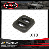 10 pcs Redback Exhaust Rubber Mounts for Toyota Lexcen 01/1989-01/1995 GMR007-10