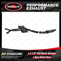 Redback 2 1/2" Cat Back System for HSV Coupe GTS GTO 03/2001-2004