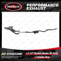 Redback 2 1/2" System for Holden Commodore Calais With Centre Muffler Manual