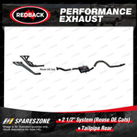 Redback 2 1/2" System Reuse OE Cats for Holden Commodore VS 3.8L 6Cyl 1995-2000