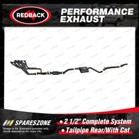 Redback 2 1/2" Complete System Tail Pipe Rear for Holden Commodore Calais 91-95
