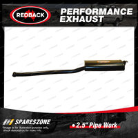 Redback 2 1/2" Catback Centre Muffler Assembly for Ford Falcon BA-BF 4.0L XR6