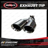 Redback Exhaust Tip Y-Piece - 3" Clamp-On Length 228mm 304 Stainless Steel