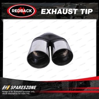 Redback Exhaust Tip Y-Piece - Inner Cone 63mm 2 1/2" In Twin 89mm 3 1/2" Out