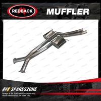 Redback Dual 3" Centre Muffler for Holden Commodore Ute VT VX VY VZ 1997-2007
