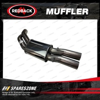 Redback Dual 3" Rear Muffler for Holden Commodore Ute VT VX VY VZ 1997-2007