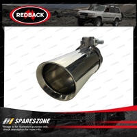 Redback 3" Exhaust Tip With 2.5" Clamp Polished 304 Stainless Steel Single Out
