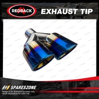 Redback Exhaust Tip Y-Piecet - LH 63mm 2 1/2" Inlet 101mm 4" Outlet Length 228mm