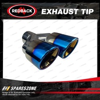 Redback Exhaust Tip Y-Piecet - LH 76mm 3" Inlet 101mm 4" Outlet Length 228mm